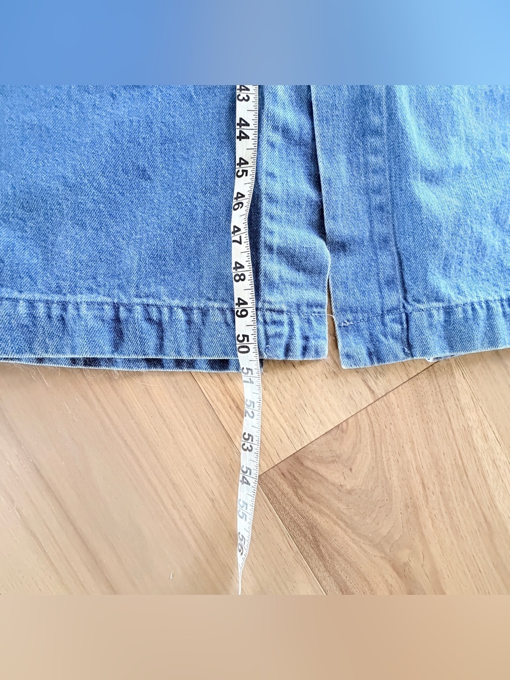 Vintage 80s Levi’s Long Denim Duster Long Coat Western Ranch Chore Jacket Ranch - Picture 16 of 16